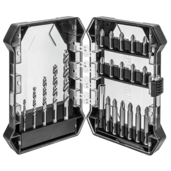 GRAPHITE Bit en Metaal borenset 22 delig