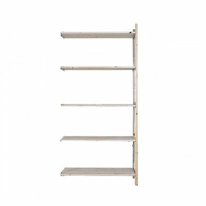 OP=OP Aanbouw Stelling Gelakt Massief Hout 250 x 100 x 50 cm Goedkoopste !