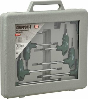 MVC Tools - GRIPPON-H Torx Inbus schroevendraaierset met T-handvat - 9-Delig