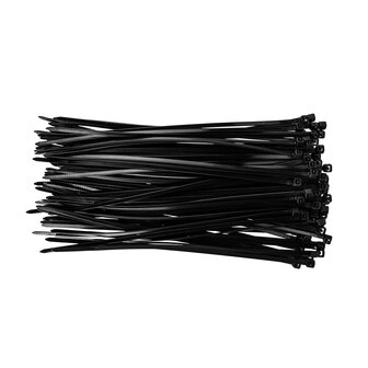 NEO Kabelbinders / Tie-rips 2,5 x 100 mm ZWART, 100 stuks