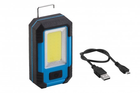 LED Werklamp met Powerbank IP20 500 lm met USB Kabel en Alarmknipperlicht