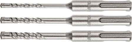 Graphite SDS+ Borenset 3 Delig 6, 8 en 10 X 110 mm Quatro S4
