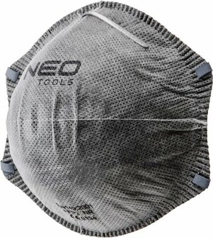 Neo Tools Stofkap FFP2 Active Carbon 3 Stuks Verpakking CE En TUV M+T