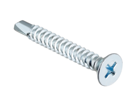 Zelfborende Schroef of Plaatschroef Platte kop PH1 verzinkt 3.5 x 25 mm 200 stuks