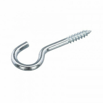 Schroefhaak Rond Open verzinkt 3.5 x 30 x 13 mm 6 stuks