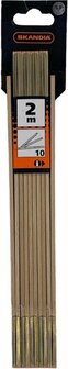 Skandia Duimstok - 2m 10-delig Hout