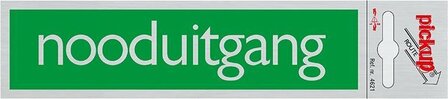 Pickup nooduitgang  - 165 x 44 mm