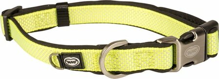 Duvo+ North Halsband Nylon Neon Geel S 20-35cm/15mm