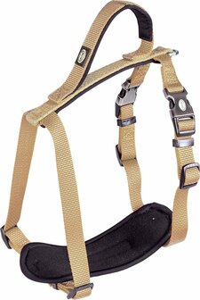 Duvoplus - Hondentuigje - Hond - Explor North Harnas Nylon L 50-65cm/20mm Taupe - 1st
