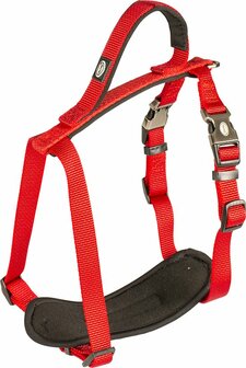 Duvoplus - Hondentuigje - Hond - Explor North Harnas Nylon L 50-65cm/20mm Rood - 1st