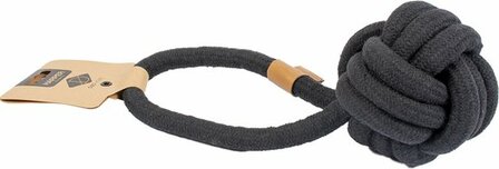 D&amp;d Home - Speelgoed Voor Dieren - Hond - Harper Ball Met Lus L - 27cmx15mm Zwart - 1st