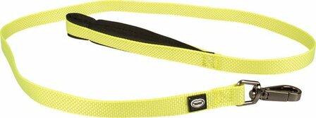 Duvoplus - Uitlaatriem Voor Dieren - Hond - Explor North Leiband Nylon S-m 120cm/15mm Neon Geel - 1st