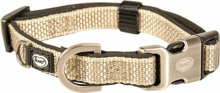 Duvo+ North Halsband Nylon Taupe M 30-45cm/15mm