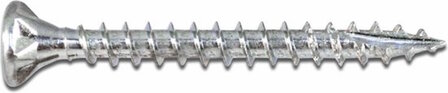 Wofix 0341135 Spaanplaatschroef TX20 Verzinkt - 4.0 x 40 mm (200 stuks) - Grove draad