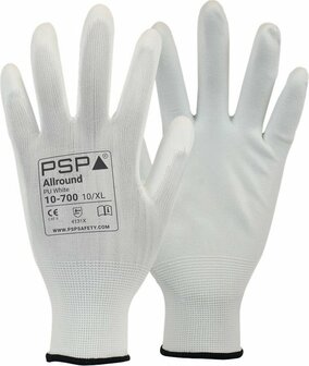 PSP 10-700 Allround PU White Nylon Werkhandschoenen - Maat XXL