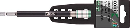 Cobit 1/4&quot; Magneetbithouder tbv. 1/4&quot; bits, EasyLink/EasyLock, Vrijloophuls, 150 mm