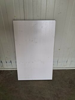 Witte Massief Houten Aanbouw Stelling 275 x 80 x 50 cm  (CASA)