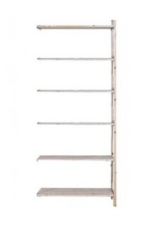 Witte Massief Houten Aanbouw Stelling 275 x 80 x 50 cm  (CASA)