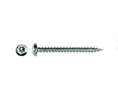 PGB Spaanplaatschroef Bolkop TX20 Verzinkt - 4.0 x 60 mm (200 stuks)