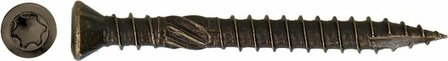PGB PFS Vlonderschroef TX25 - 5.0 x 50 mm (200 stuks) - RVS A2 - met Snijpunt - Brons