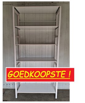 Witte Massief Houten Basis Stelling 275 x 80 x 50 cm  (CASA)