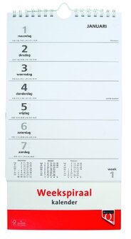 WEEK SPIRAAL KALENDER 2026 QUANTORE