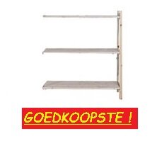 OP=OP Aanbouw Stelling Gelakt Massief Hout 140 x 100 x 50 cm Goedkoopste !