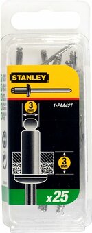 Stanley Popnagels 3 X 3 mm - 25 stuks