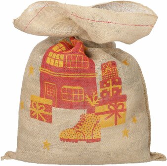 Jute zak 100cm x 60cm - Sinterklaas - Pakjesavond - Sinterklaaszak