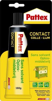 Pattex Contactlijm Oplosmiddelvrij grote tube 160 gr