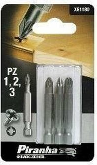 Piranha Pozidriv 1 - 2 - 3, 48mm X61180