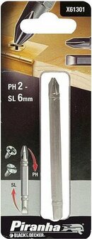 Piranha Schroefbit PH/SL &ndash; X61301-Xj