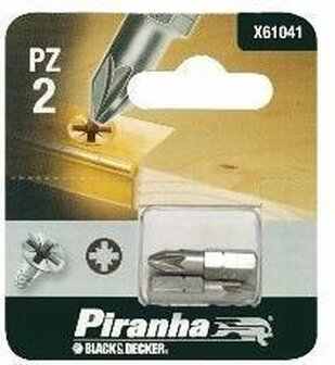 Piranha Pozidriv 2, 25 mm X61041