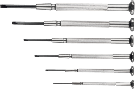Connex Set Micro-Schroevendraaiers 6-delig platte kop