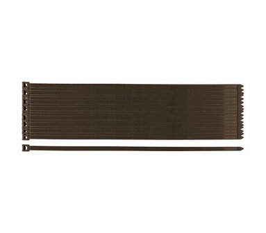 NEO TUIN Kabelbinders / Tie rips / Tyraps 3,6 x 200 mm BRUIN, 50 stuks