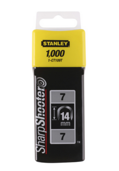 Stanley Krammen 14 mm Type 7 - 1000 Stuks