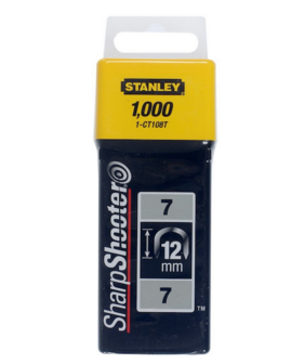 Stanley Krammen 12 mm Type 7 - 1000 Stuks
