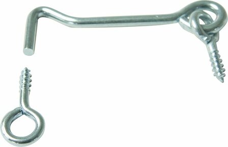 STARX windhaak - 60 mm - Verzinkt - Met sluitoog - 2 STUKS