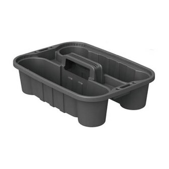Opbergbak Gereedschap 39 x 28 x 10 cm Zwart