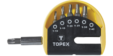 TOPEX Bitset 7 dlg Torx