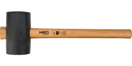 NEO Rubberen hamer 680 gram, USA Hickory
