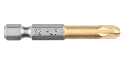 Schroef Bit PZ 3, 50 mm. GRAPHITE