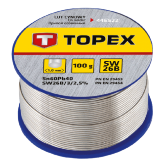 TOPEX Soldeertin 1,0 mm,​ met harskern