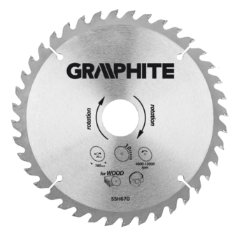 Cirkelzaagblad 160 mm, 30 tands, Hout GRAPHITE 