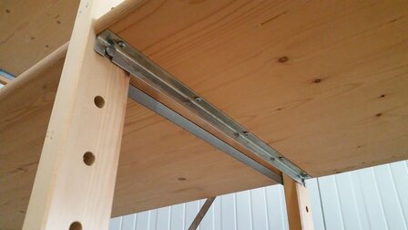 Massief Houten Basis Stelling 130 x 100 x 50 cm Goedkoopste ! (XENOS)