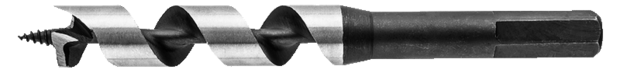 Graphite Houtboor 16 x 151 mm Boorlengte 106 mm Schacht van 13 mm