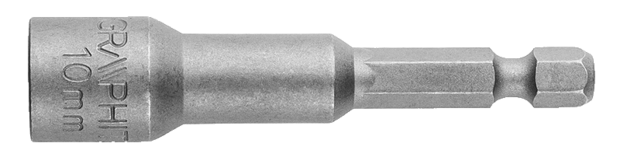 Graphite Bit Dop 10x65mm Magnetisch, Extra Lang