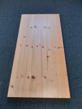 OP=OP Aanbouw Stelling Gelakt Massief Hout 250 x 100 x 50 cm Goedkoopste !