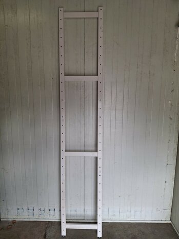 Witte Massief Houten Aanbouw Stelling 275 x 80 x 50 cm  (CASA)