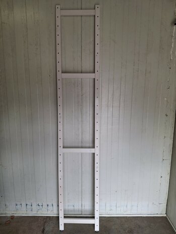 Staander WIT 275 x 50 cm Massief Hout (CASA)